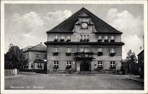 Ak Weinböhla in Sachsen, Rathaus