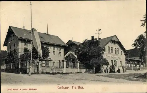 Ak Hartha Mittelsachsen, Kurhaus
