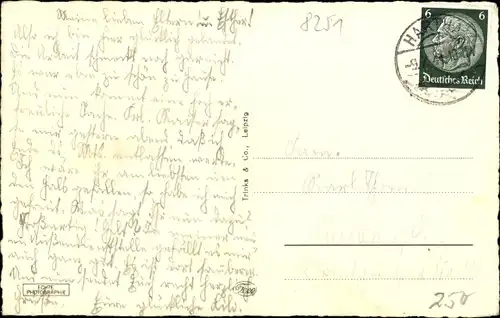 Ak Hartha in Sachsen, Markt, Straßenpartie