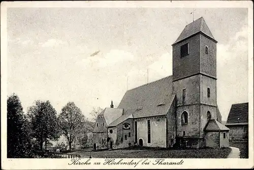 Ak Höckendorf Klingenberg im Osterzgebirge, Kirche