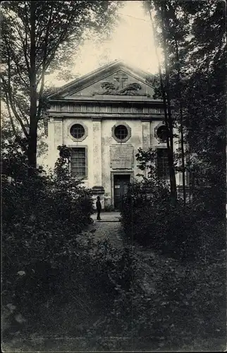 Ak Alt Zella Nossen in Sachsen, Mausoleum im Park