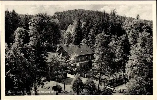 Ak Hermsdorf in Thüringen, Ziegenmühle im Zeitzgrund
