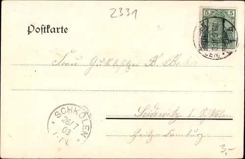 Ak Lohme auf Rügen, Am Strande