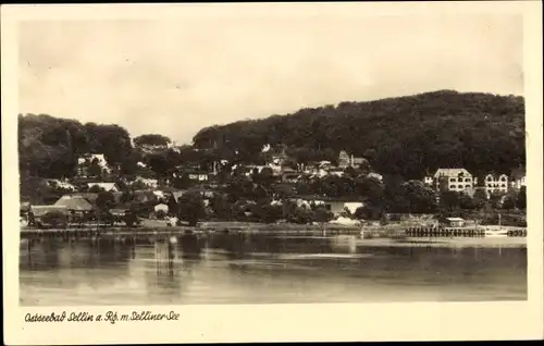 Ak Ostseebad Sellin auf Rügen, Panorama, Selliner See