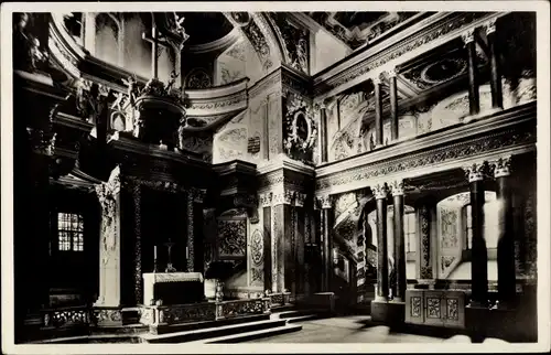 Ak Eisenberg in Thüringen, Schlosskirche, Innenansicht, Altar