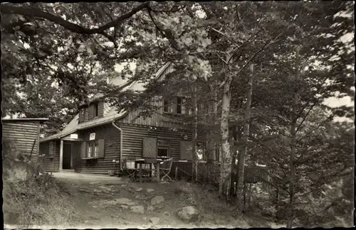 Ak Kirchberg in Sachsen, HO Gaststätte Anton Günther Berghaus