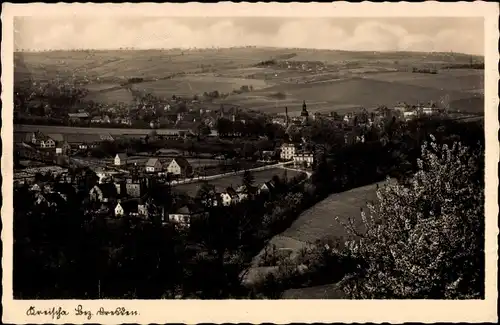 Ak Kreischa im Erzgebirge, Panorama aus der Vogelschau