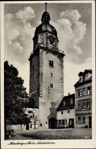 Ak Altenburg in Thüringen, Nicolaiturm