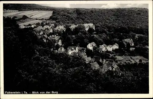 Ak Falkenstein Königstein im Taunus, Blick von der Burg