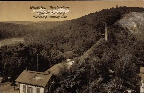 Ak Wiesbaden in Hessen, Nerobergbahn