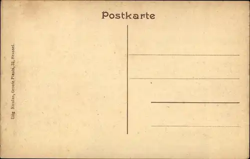 Ak Bruxelles Brüssel, Das Herzogenhaus