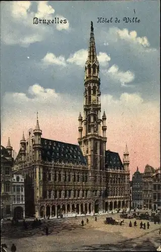 Ak Bruxelles Brüssel, Hôtel de Ville