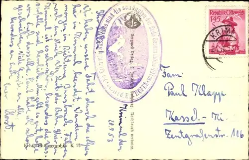 Ak Krimml in Salzburg, Teilansicht, Wasserfälle