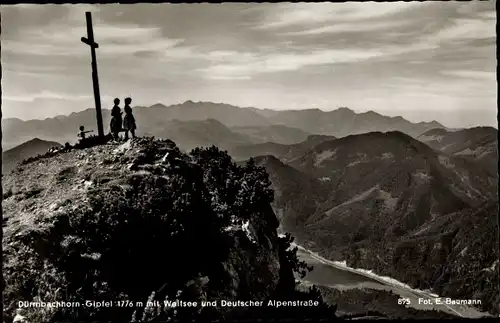 Ak Salzburg, Dürrnbachhorn Gipfel, Weitsee, Deutsche Alpenstraße