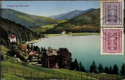 Ak Mariazell Steiermark, Erlaufsee