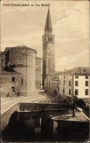 Ak Portogruaro Veneto, Via Molini