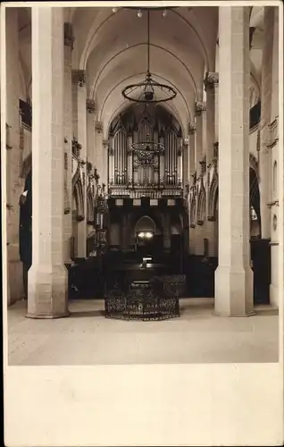 Ak Brașov Brassó Kronstadt Rumänien, Innenansicht der Schwarzen Kirche