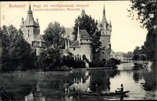 Ak Budapest Ungarn, Landwirtschaftliches Museum