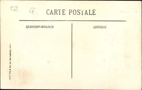 Ak Soissons Aisne, Mise en etat de defense d'un eperon, Guerre 1914-1915