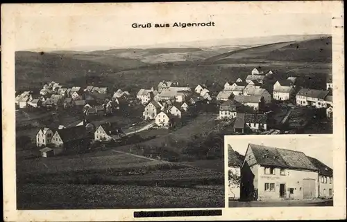 Ak Algenrodt Idar Oberstein an der Nahe, Blick auf den Ort