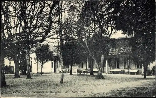 Ak Kappeln an der Schlei, Gasthaus Wassermühlenholz