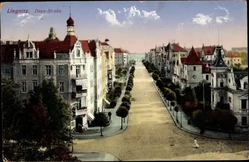 Ak Legnica Liegnitz Schlesien, Dovestraße
