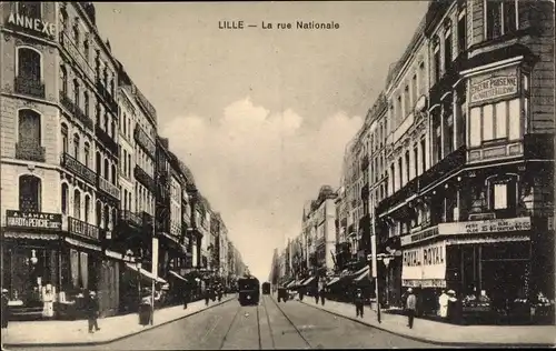 Ak Lille Nord, La Rue Nationale
