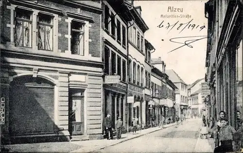Ak Alzey in Rheinhessen, Antoniter Straße