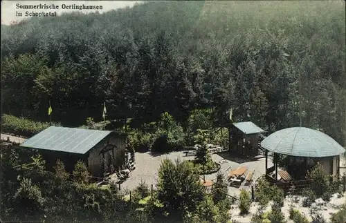 Ak Oerlinghausen Nordrhein Westfalen, Im Schopketal, Pavillon