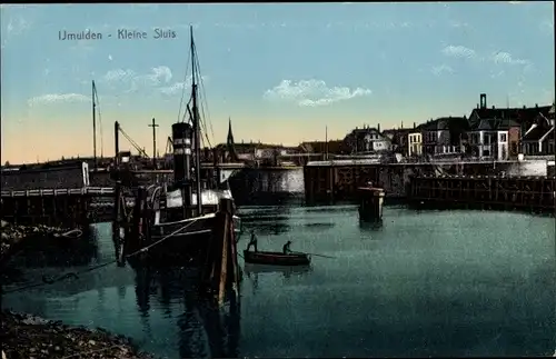 Ak IJmuiden Ymuiden Velsen Nordholland, Kleine Sluis