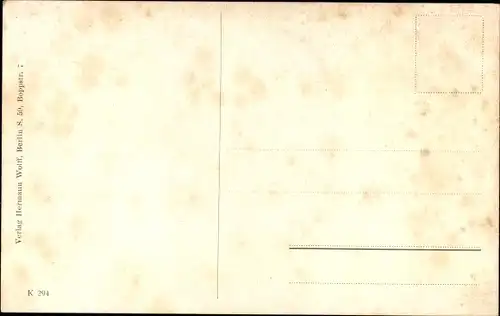 Künstler Ak Herzog Albrecht von Württemberg, Portrait in Uniform