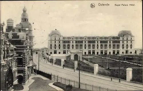 Ak Oostende Ostende Westflandern, Royal Palace Hotel