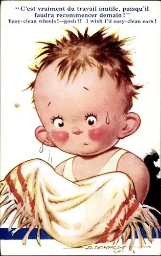 Künstler Ak Tempest, D., Easy clean wheels, I wish I'd easy clean ears
