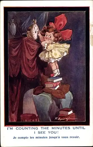 Künstler Ak Spurgin, Fred, I'm counting the minutes until I see you