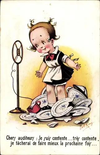 Künstler Ak King, Bob, Je suis très contente, je tâcherai de faire mieux la prochaine fois