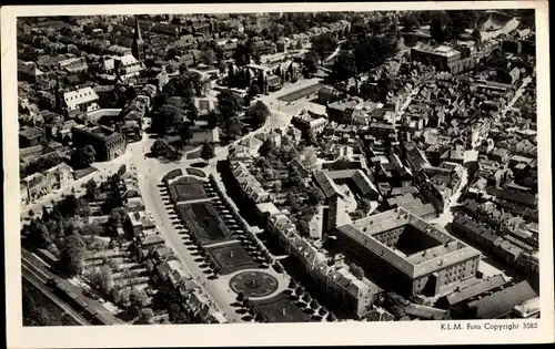 Ak Arnhem Gelderland Niederlande, St. Jansbuitensingel, Fliegeraufnahme