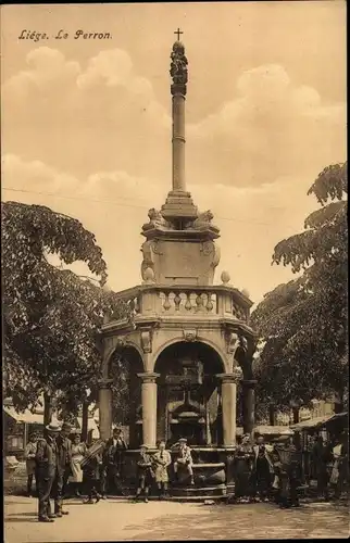 Ak Liège Lüttich Wallonien, Le Perron