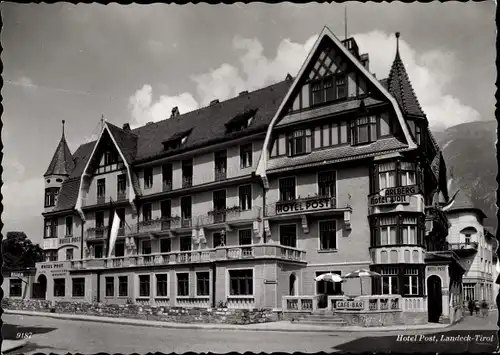 Ak Landeck in Tirol, Hotel Post
