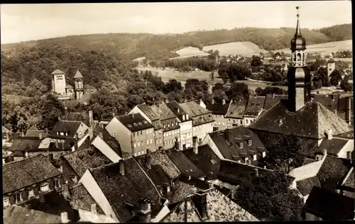 Ak Waldenburg in Sachsen, Blick auf die Stadt