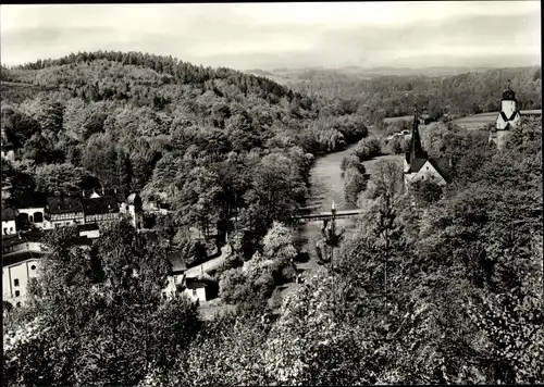 Ak Stein Hartenstein im Erzgebirge Sachsen, Muldental, Wasserburg Stein