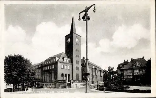 Ak Wilkau Haßlau in Sachsen, Rathaus