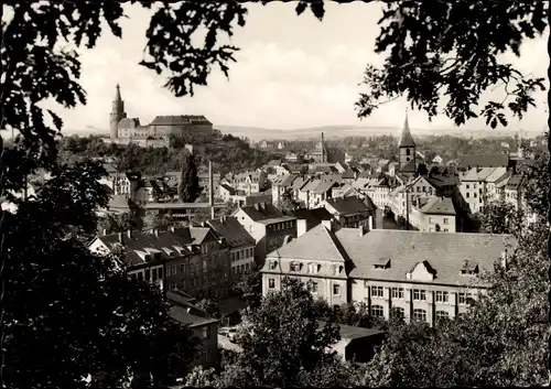 Ak Weida in Thüringen, Blick vom Krippenberg