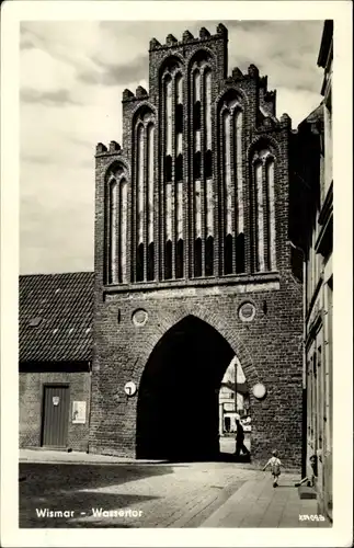 Ak Hansestadt Wismar, Wassertor