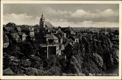 Ak Ronneburg in Thüringen, Blick vom Schlossturm