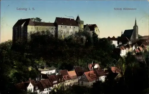 Ak Leisnig in Sachsen, Schloss Mildenstein