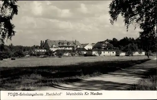 Ak Weinböhla in Sachsen, Blick auf das FDGB Erholungsheim Heidehof