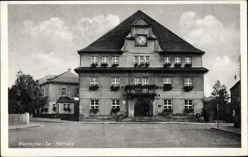 Ak Weinböhla in Sachsen, Rathaus