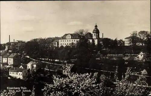 Ak Eisenberg in Thüringen, Blick auf Schloss