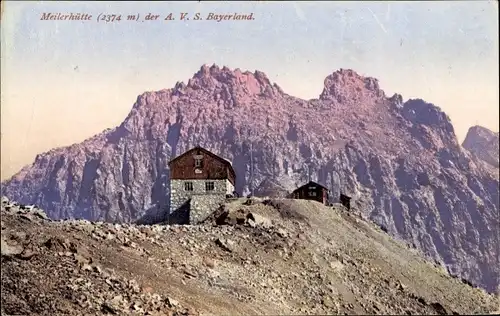 Ak Garmisch Partenkirchen in Oberbayern, Meilerhütte