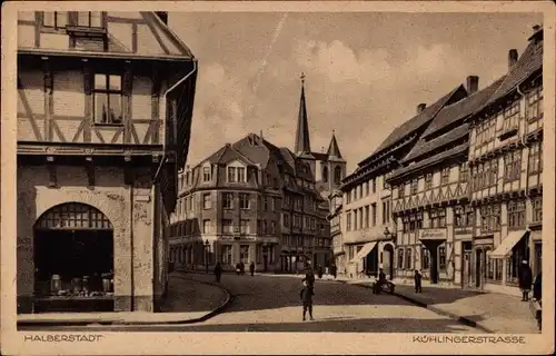 Ak Halberstadt am Harz, Kühlingerstraße